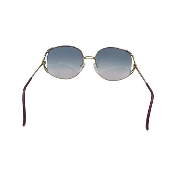 70\'s 80\'s Butterfly CHRISTIAN DIOR Sunglasses Eyewear Gold Metal Frames main image 8